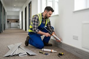 Czym przykleić listwy przypodłogowe PCV?